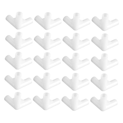 TOYANDONA 20piezas Accesorios Para Tiendas De Campaña Conector De Para Carpa Dosel De Repuesto Para Carpas De Plástico Para Postes De Accesorio Para Invernadero Para Montaje De Toldo Exterio