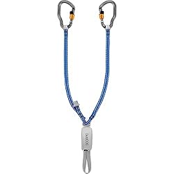 PETZL, Scorpio Vertigo Lanyard, Via ferrata lanyard with VERTIGO WIRE-LOCK carabiners