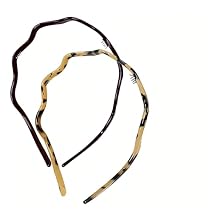 Wavy Hair Hoop, Trendy Headbands, Acrylic Headband, Hair Hoops for Women Trendy, Durable & Multi-Scenario, Fits Various Hair Types,Women & Students