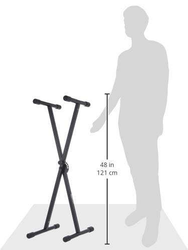 Amazon Basics Classic Adjustable Keyboard And Piano Stand - Single-X #TOP3