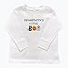 Grandpappy's Little Boo White Infant or Toddler T-Shirt, Grandson or Granddaughter Present, Autumn Kid Shirt, Halloween Fall Gift (Grandpappy Little Boo Shirt)