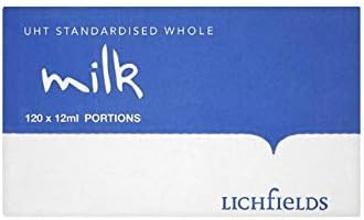 Lichfields UHT Standardised Whole Milk 120x12ml Portions