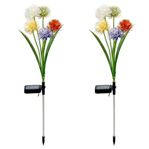 Outdoor Lights LED Solar Garden Lights Solar Dandelion Flowers IP65 Waterproof