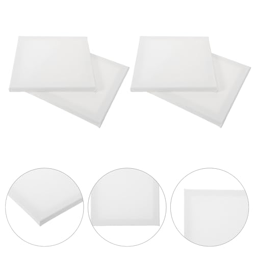 Lienzos para pintar de algodón 100% y bastidor de madera estable de 20x20 cm 8