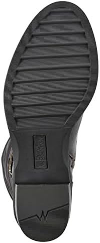 WHITE MOUNTAIN Shoes Women's Desirable Boot, Dk.Brown/Tumbled/Smooth, 8 W | Image 5