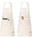 Produktbild Viedouce 2 Pack Schürze,Wasserdicht Kochschürze mit Taschen,Verstellbarem Küchenschürze,Grillschürze,latzschürze,Küchenschürze für Frauen Männer Chef-Belastbar & Einfach zu Reinigen