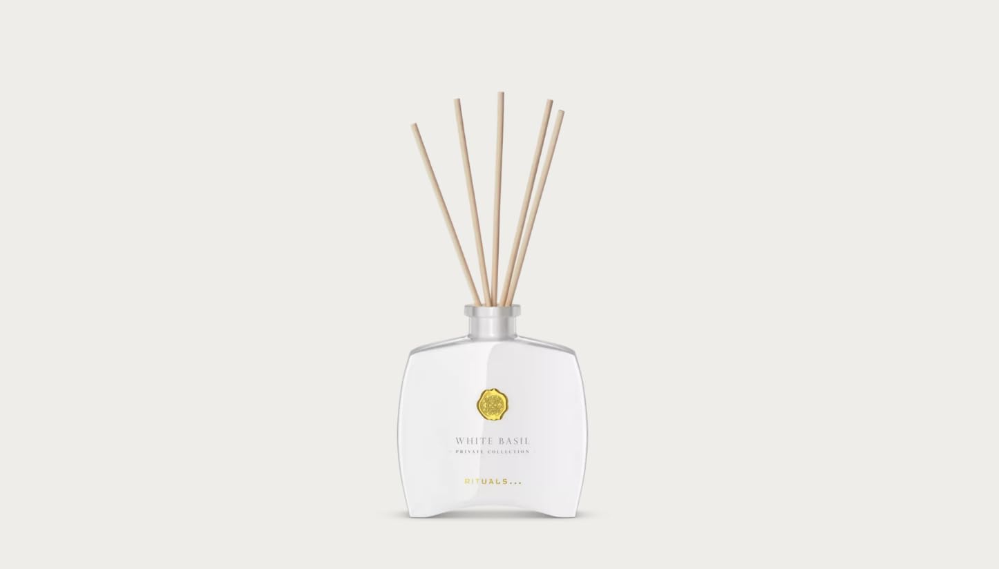 Rituals Private Collection - Difusor de varillas de albahaca blanca, 100 ml, varillas de fragancia