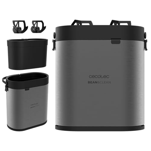 Cecotec Elektrischer Kaffee-Siebträger-Reiniger Bean&Clean Pro. Kaffeezubehör einschließlich 2 Schaber und 1 Reinigungskopf Rotationsgeschwindigkeit von 300/min kompatibel mit 58mm Siebträgern