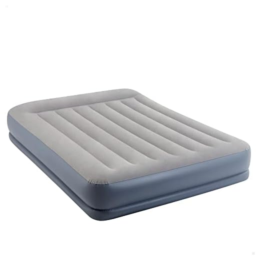 Intex 64118 - Colchón hinchable Dura-Beam Standard Pillow Rest Midrise 152 x 203 x 30 cm