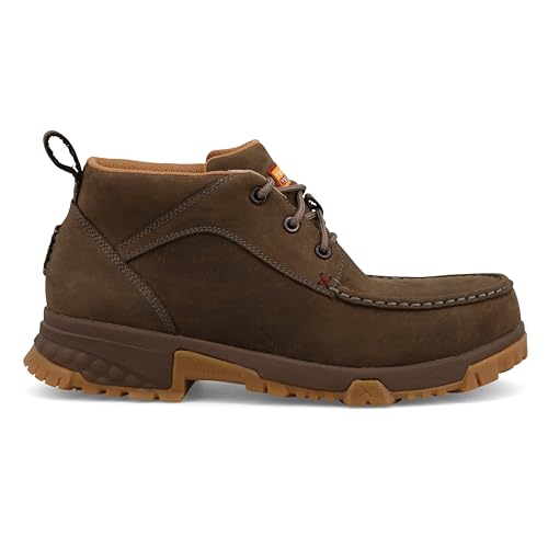 Twisted X Men's Work Chukka Driving Moc, Moc Toe Nano Toe with CellStretch2