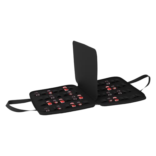 TNTGMG Contenitore per auto giocattolo, in feltro per 56 ruote calde, 37 x 31 cm, custodia portatile per auto giocattolo