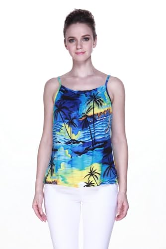 Image of Hawaii Hangover Family Matching Hawaiian Clothes, Sunset Blue | Family matching Hawaiian outfits, Sunset Blue, lightweight rayon, machine washable, tropical print, luaus, cruises