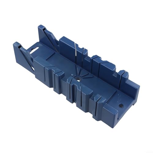 Caja de ingletes para cortar madera, soporta ángulos de 45 y 90 grados, esencial para entusiastas del bricolaje (pequeño)