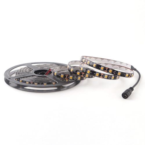 Tira LED flexible 5M 300SMD 5050 color ámbar impermeable miniatura 5