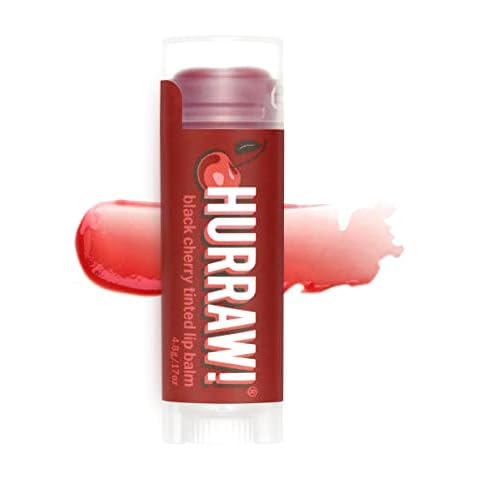 Hurraw! Black Cherry Tinted Lip Balm - Organic & Vegan Cover