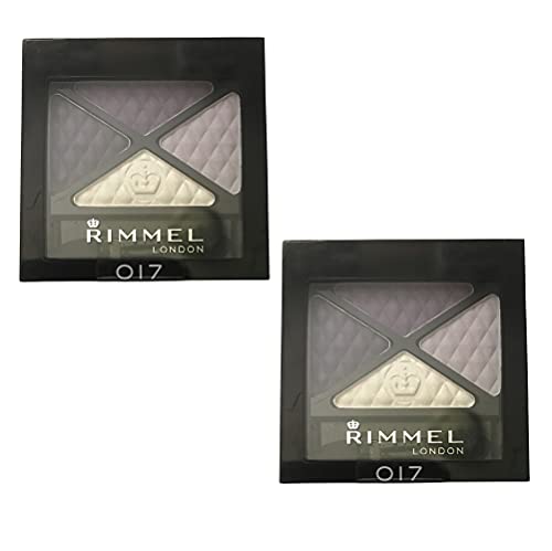 Rimmel Glam'eyes Quad Eye Shadow Dark Signature Pack of 2