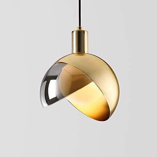 Lámpara de araña dorada ajustable para iluminar con elegancia tu comedor o isla de cocina 2