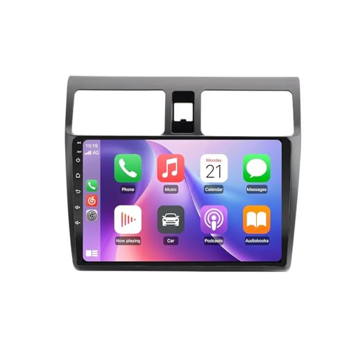 Navegación de Video del Automóvil para Suzuki Swift 2005 2010 Soporta Bluetooth, Control Volante, USB, WiFi, 4G, Mirror Link, GPS Navegador/Radio FM, 4 Nuclear 4G+64G