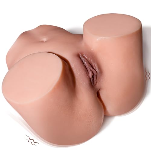 Image of 25LB Milf Full Size Sex Doll, Powerful 12 Multi-Level Vibrating Butt Toys Realistic Skin Texture Soft Big Ass & Pussy Female Sex Toys 2 Extended Channel Tight Vagina & Anal Sexual Pleasure Tools