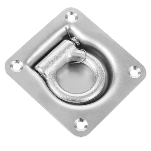 LOORGVEL Anello per Ancoraggio Carichi Pesanti Ancoraggio da Pavimento per Rimorchi e Veicoli Anello per Funi e Cinghie Fissaggio Sicuro per Camion Barche e Camper