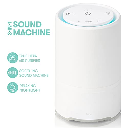 Frida Baby 3-In-1 Sound Machine, Air Purifier + Nightlight With 3 Fan Speeds And Easy-Change Filter #TOP4
