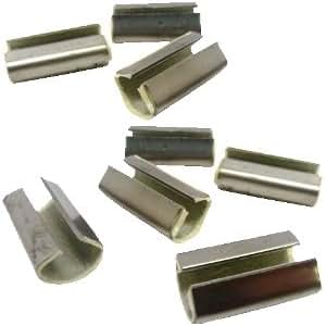 12-PCS Upholstery Spring Clips - 4-Hole Furniture Repair Clips For Sofa & Couch Springs