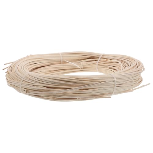 BAZEITFLOW Kit de Reparación para Muebles de Ratán Natural 2,5 Mm 250 G Material para Tejido y Reparación de Mimbre Sintético de Sillas Sofás y Muebles de Jardín Exterior