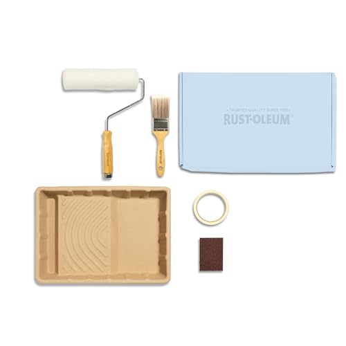 Rust-Oleum Ready to Roll - Eco Paint Kit (Large) - Chalky Floor Paint Soft Blue