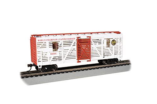 Voiture de cheval animée avec mouvement mécanique Bachmann Ringling Bros blanc échelle HO