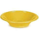 Creative Converting 12 OZ. Premium PL Bowls, Bright Yellow