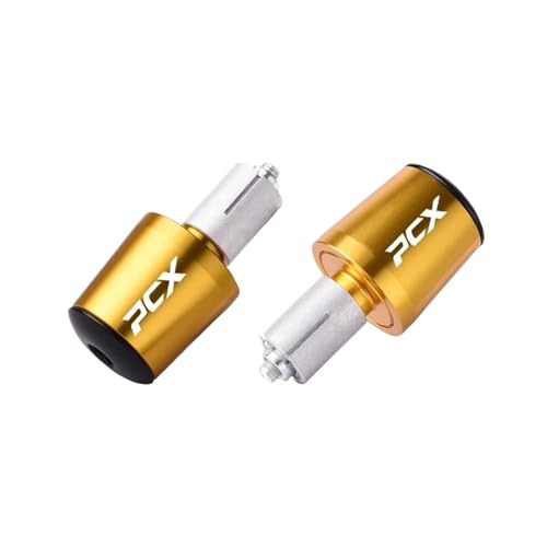 Embouts de guidon de moto pour PCX 125, 150 et 160 de couleur jaune