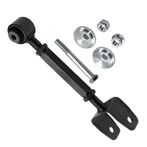 Image of Detroit Axle - Rear 4pc Control Arms Kit for 2014 2015 2016 Mazda 3, 2 Lower Rearward Control Arms 2 Sway Bar Links Replacement