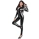 BDSMJOY Lack Body Sexy Wetlook Cosplay Club Outfit Sissy Domina Outfit,Latex Dessous Faschingskostüme Damen Sexy Dessous Damen für Sex,Karneval Kostüm (M)