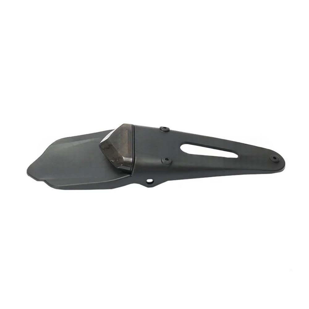 Luce Stop Fanale Posteriore Supporto per targa in ABS nero con fanale posteriore a LED da 12 V, universale, per moto cross e
