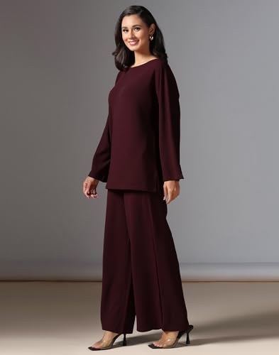 Image of Selvia Women's Top and Pant Co ord Set for Women, Co ord Set for Women Stylish