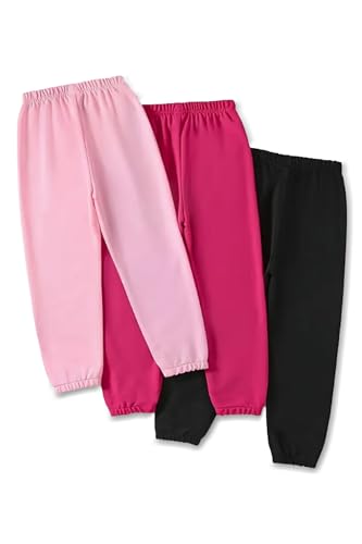 Image of Trampoline Girls Regular Joggers, Track Pants Pack of 3