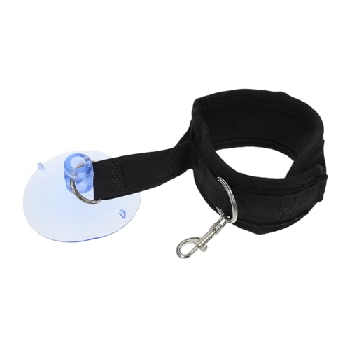 Hohopeti Djustable Suction Cup Bathing Tool for Cats Dogs Grooming Loop Leash and Holder