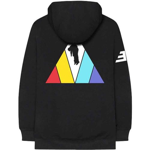 Sweat à capuche Imagine Dragons noir taille XS zippé triangle
