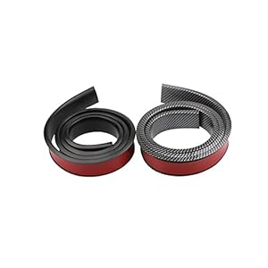 DEMANDER Fit for 1 ST 150cm Koolstofvezel Auto Banden Eyebr Soft Lip Wiel-Boog Trim Wiel Wenkbrauw Boog Decoratieve…