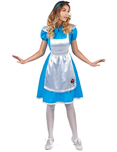 DEGUISE TOI - Déguisement Alice femme - Robe - Bandeau - Tablier - M - - Déguisements adultes - -...