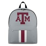 FOCO Mochila de viagem esportiva universitária com logotipo primário da equipe oficialmente licenciada pela NCAA, Texas A&M Aggies, One Size, Mochilas Daypack