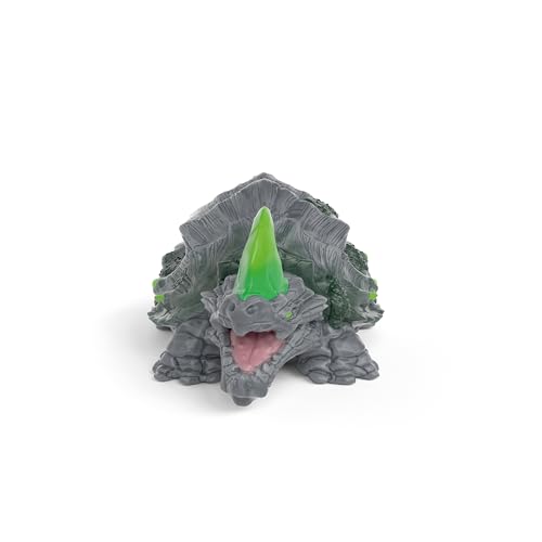 schleich ELDRADOR Creatures | Steinschildkröte 70839 | detailgetreue Monster Sammelfiguren | hochwertiges Spielzeug zum Sammeln & Spielen | Geschenk für Kinder ab 7 Jahren | 11 x 6 x 5 cm