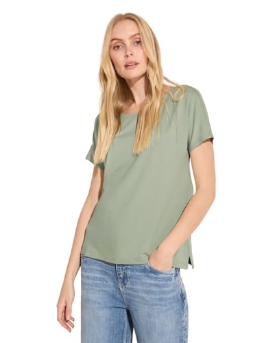 T-Shirt en Jersey pour femmes vert mousse taille 42 vetement de qualite superieure
