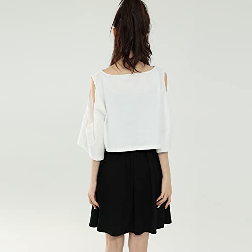 Teen Girls Off Shoulder Casual Dress Fashion Two Piece Set Cute Bunny 3/4 Sleeve Summer Cute Dresses4