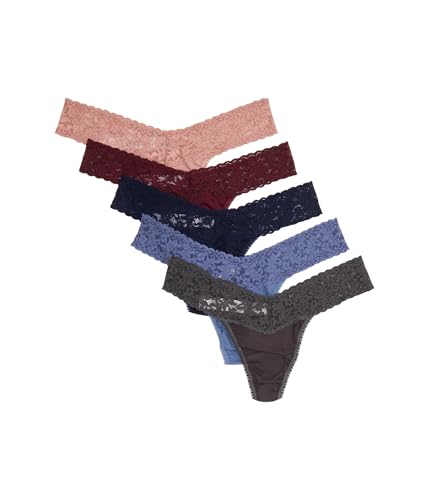 Image of hanky panky - Supima Cotton Low Rise Thongs for Women | Lacy Lingerie, Cotton Panties | 3 or 5 pack