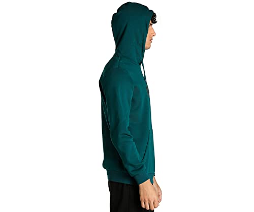 Image of Puma Cotton Men Ess Big Logo Hooded Neck Hoodie Fl (S) Mineral