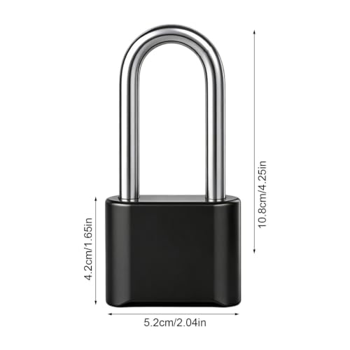 Candado de combinación de 4 dígitos para exterior de metal reiniciable 6