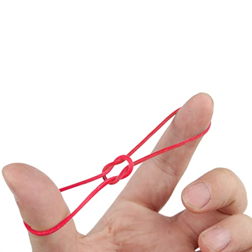 D.RECT - Gummibänder, 1kg Beutel, 50mm Durchmesser Breit 1.5mm Gummiring Bänder für Haushalt, Arbeit, Büro wiederverwendbar haltbar langlebig stabil Rot