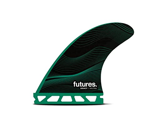 F6 Legacy Thruster Futures Fins palmes vert M pour virages précis
