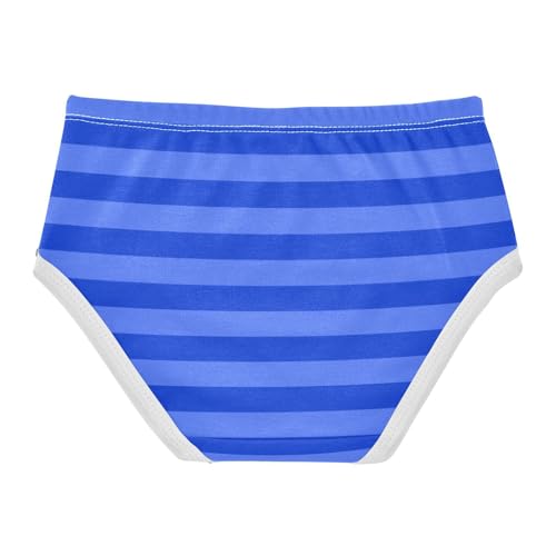 Blue Navy Stripe Toddler Girls's Underwear 2T2